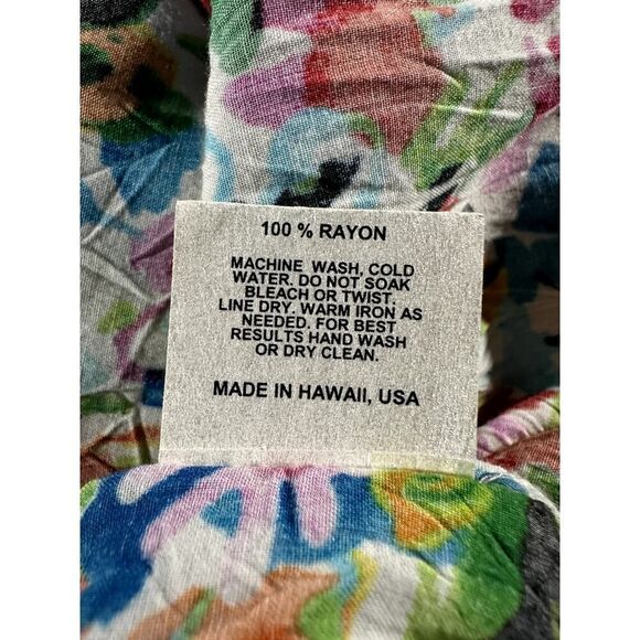 💎 RARE Jams World Flourish Flower Pattern Button Down Pocket Shirt XL - Picture 10 of 10